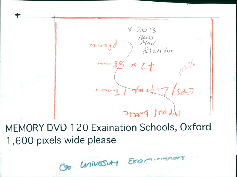 Students at Oxford University take an exam. - Vintage Photograph