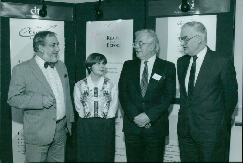 Business leaders discuss opportunities in South Africa at a seminar in Oxford. - Vintage Photograph