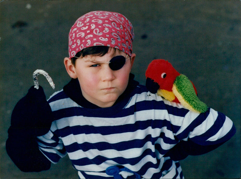 Students of Wood Farm First School dressed up as characters from books. - Vintage Photograph