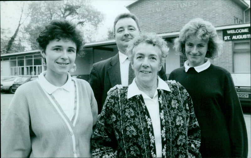 Germaine Mysliwiec leaves St Augustines School after many years. - Vintage Photograph