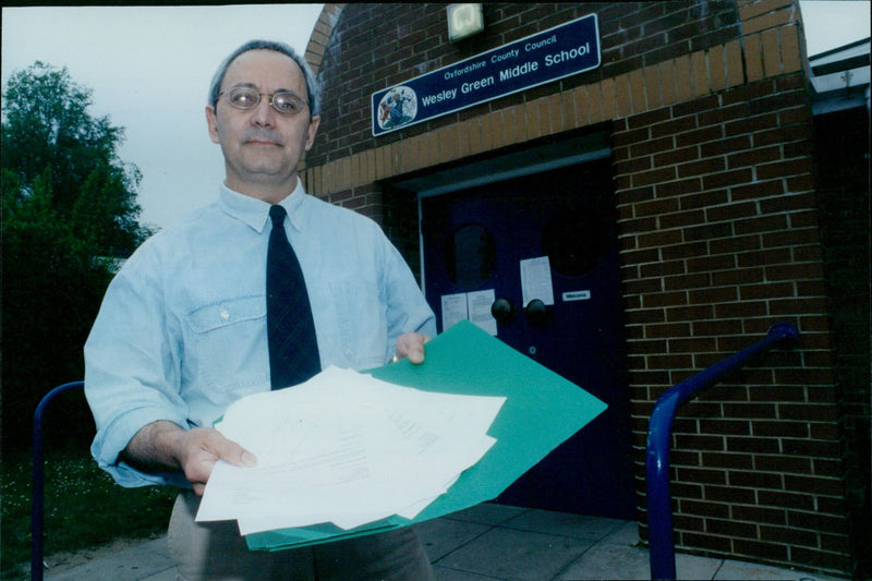 Wesley Green Middle School Headteacher Paul Rengi has had only four inquiries for teaching vacancies at the school which is set to close. - Vintage Photograph