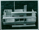 A model of the 4.M.C.A 4.MC.A building in Mexico City, Mexico. - Vintage Photograph