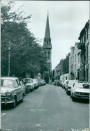 A WJO 576K Mercedes parked on St. Michael Street. - Vintage Photograph