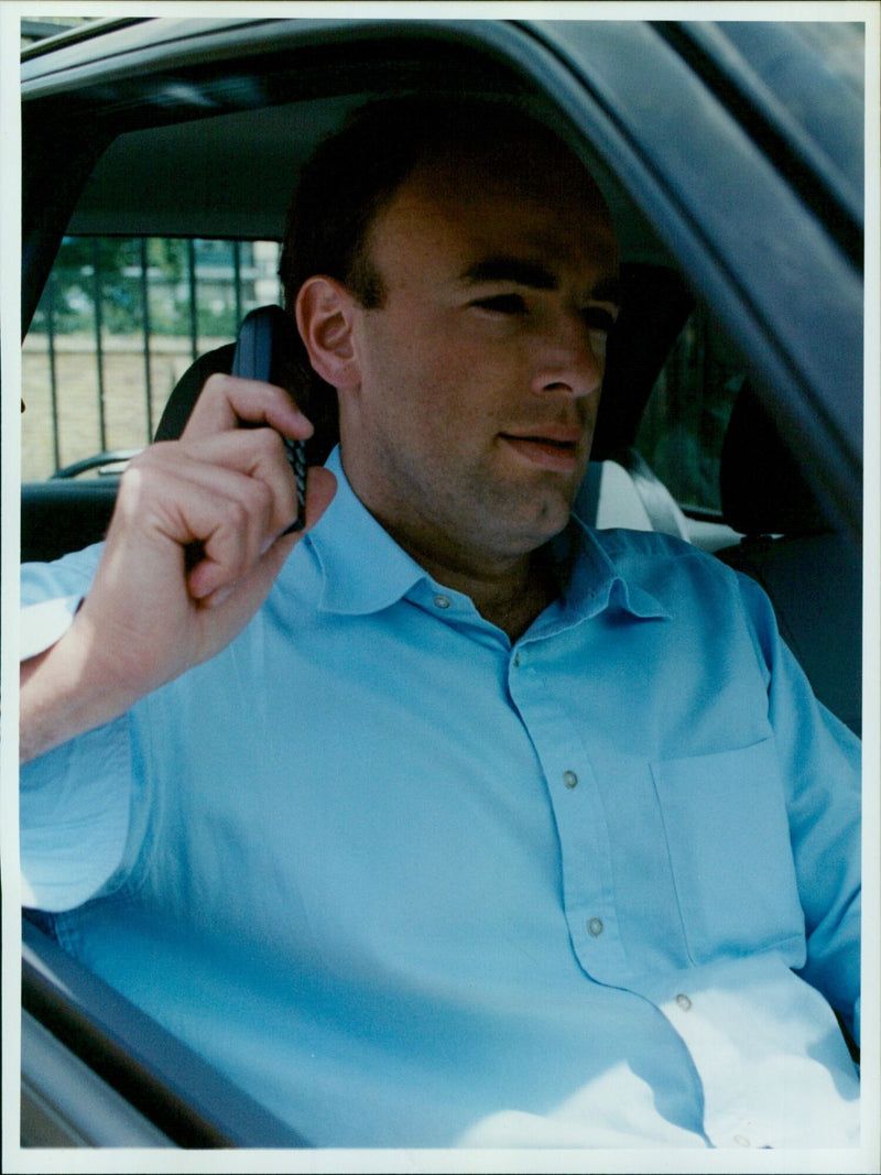 Dr Charles Spence researches the dangers of using a mobile phone while driving. - Vintage Photograph