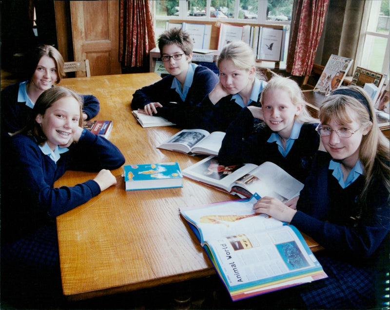 Headington Girls School prize winners celebrate their success. - Vintage Photograph