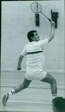 A homeless man sits in a BART Station in Oakland, California. - Vintage Photograph