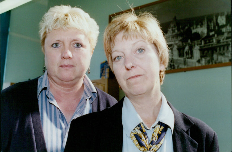 Miss Ann Plant, Mrs Pam Pinnegar, and Mrs Karen Pledge at Oxford Temple Cowley Middle School. - Vintage Photograph