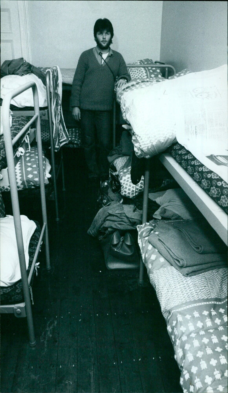 Students at Oxford University take part in an anti-nuclear protest. - Vintage Photograph