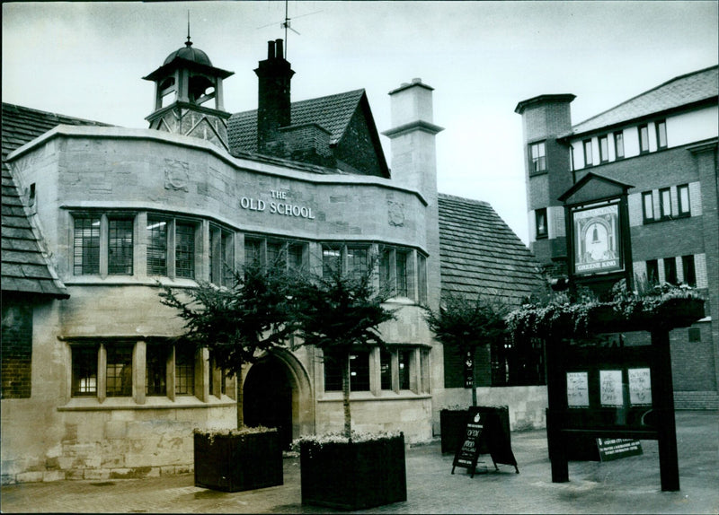 The Old School pub in Oxford has reopened after a facelift. - Vintage Photograph