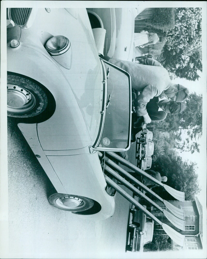 Students leaving school at the end of the term - Vintage Photograph