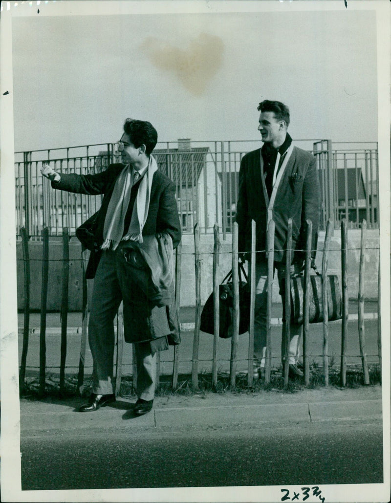 Residents enjoying a sunny day in Oxford, England. - Vintage Photograph