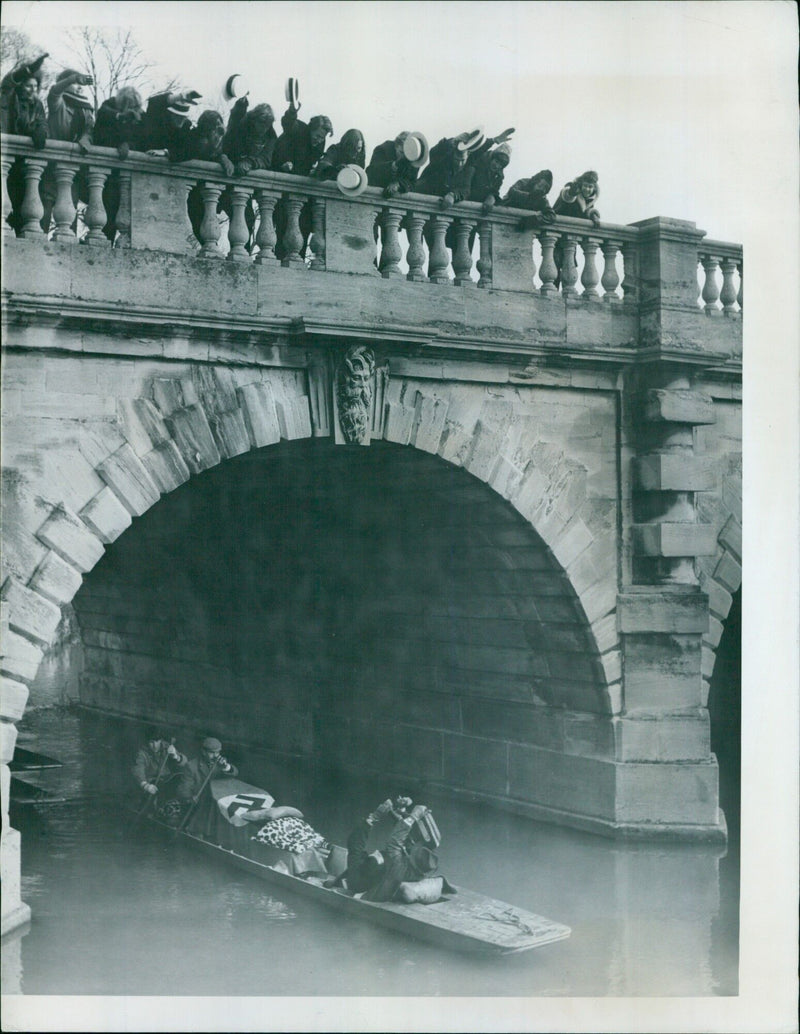 Oxford Television filming a show in 1965. - Vintage Photograph