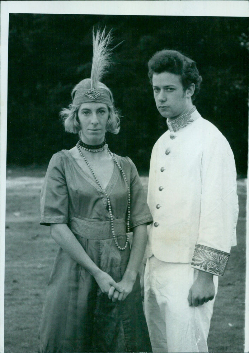 A Double Dealer play being performed at the 54-2 5th week festival in Moscow, Russia. - Vintage Photograph