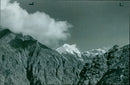 Mount Rakshya, climbed by our expedition 3+4, is seen capped with white snow. - Vintage Photograph