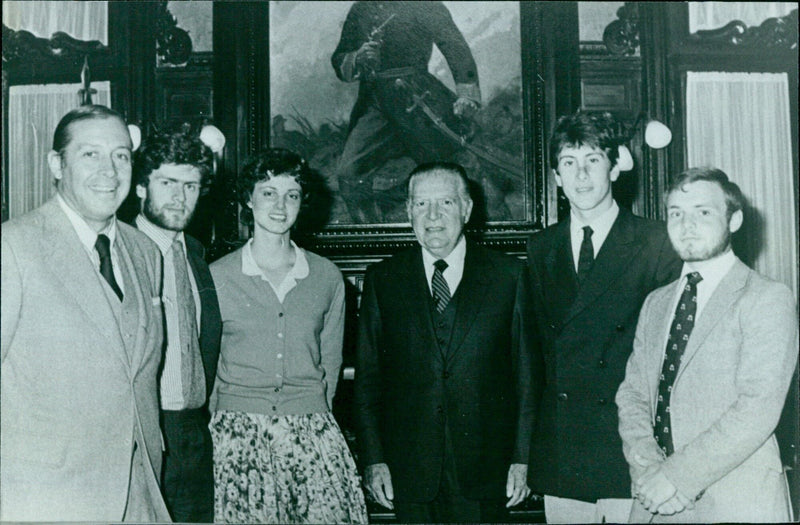 Stephen Julius of Magdalen College in Oxford, England. - Vintage Photograph