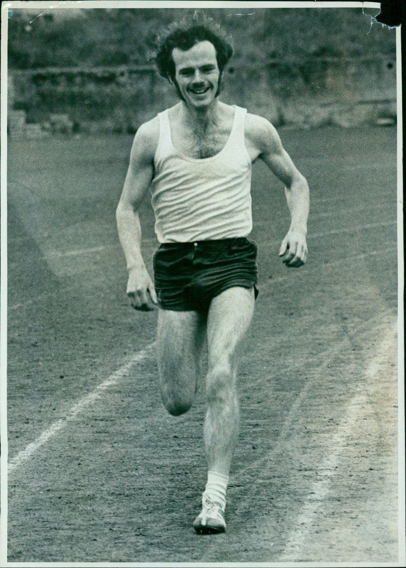 University of Oxford students compete in the first day of the Cuppers at Iffley Road. - Vintage Photograph