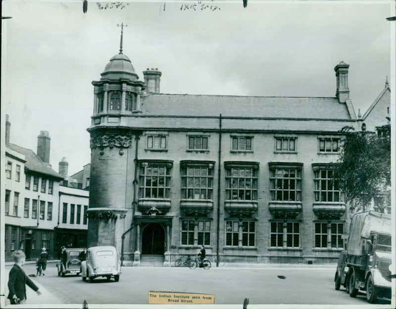 The Indian Institute in Oxford, England. - Vintage Photograph