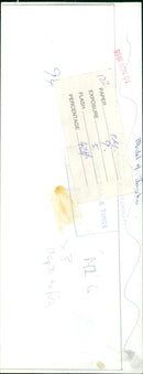 A model of the Jericho OM. 5 rifle illuminated by a flash of light. - Vintage Photograph