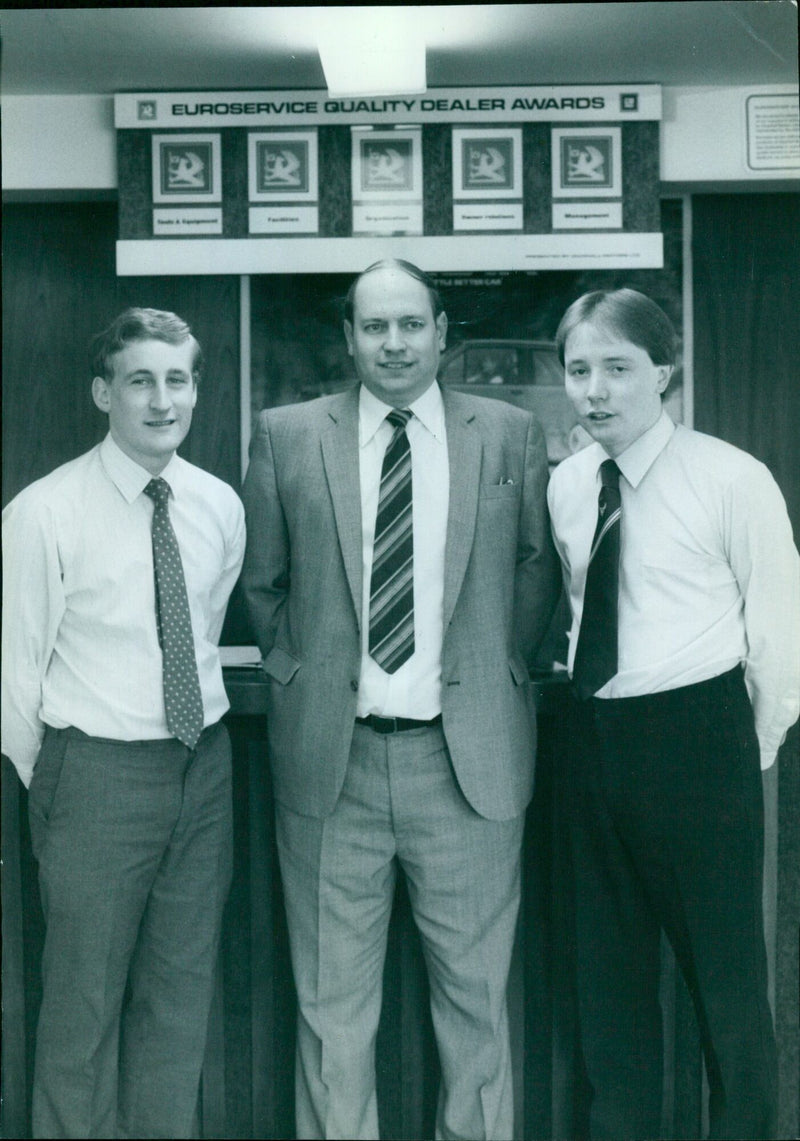 EUROSERVICE Quality Dealer Awards ceremony. - Vintage Photograph