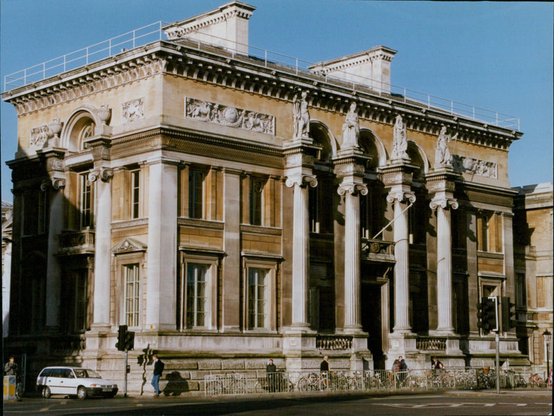 The Taylorian Instituto St. Gues in Oxford, England. - Vintage Photograph