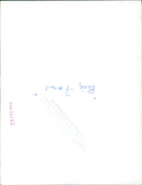 A cold chill in February 1958. - Vintage Photograph