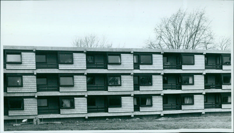 Students celebrate the start of summer term at Summertown flats. - Vintage Photograph