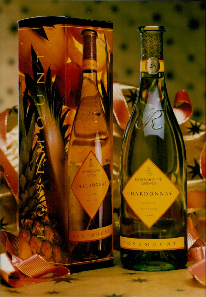 Rosemount Estate unveils its 1998 Diamond Chardonnay. - Vintage Photograph