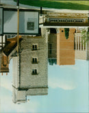 Students at the Hill Hoog university celebrate at the Open Ragat event. - Vintage Photograph