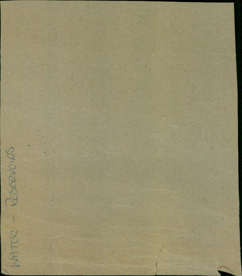 Water reservoirs in an eastern state are being replenished after a dry spell. - Vintage Photograph