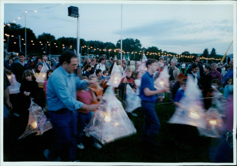 A spectacular night in South Parks on February 7, 2000. - Vintage Photograph