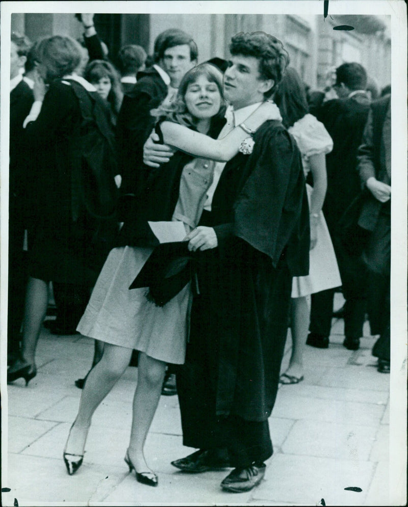 Reunion at Exford University Examination School - Vintage Photograph