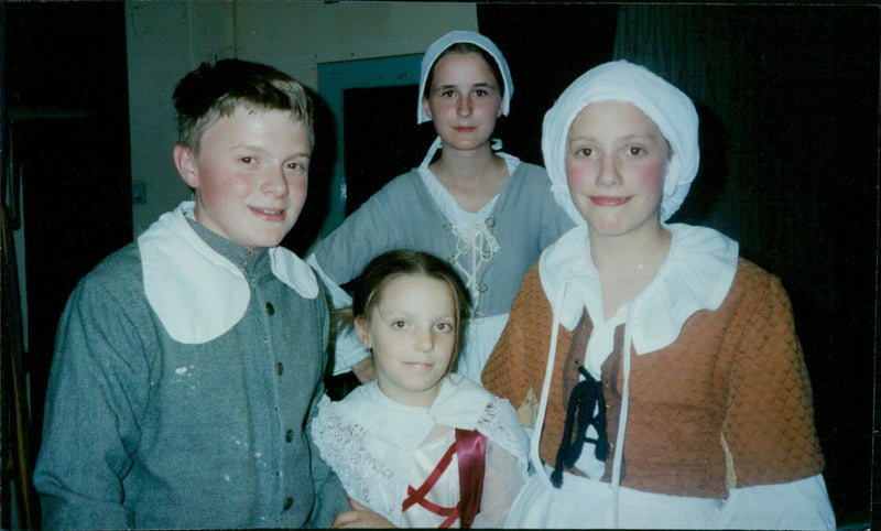 Actor performing in a drama at the Millernon celebration in Mauston. - Vintage Photograph