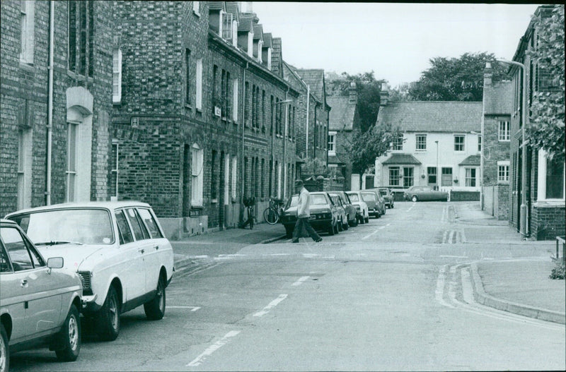 Cranham Terrace intersection in Oxford, England - Vintage Photograph