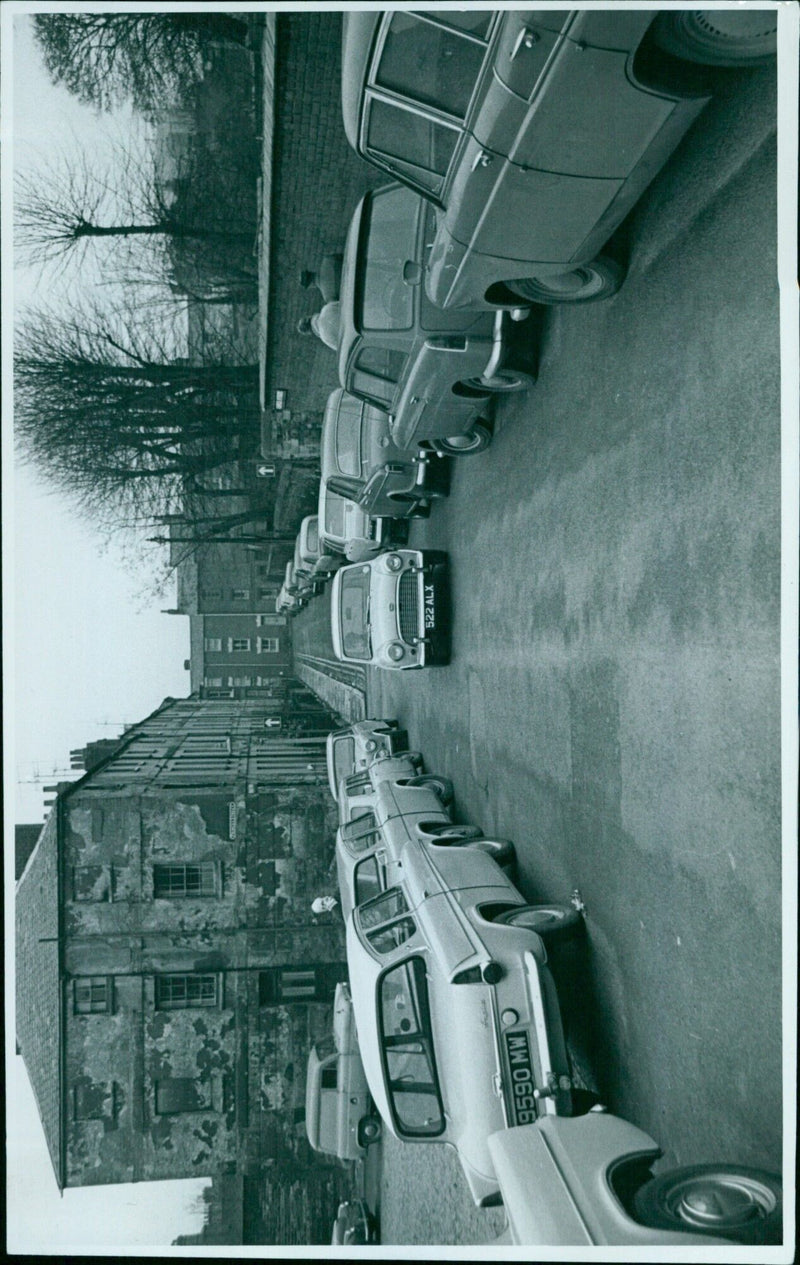 A Ford Mail & Times delivery van on Caster Street in Oxford. - Vintage Photograph