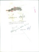 Heather Marriott, 2, celebrates the opening of the Polytechnic Nursery by having a sausage on-a-stick. - Vintage Photograph