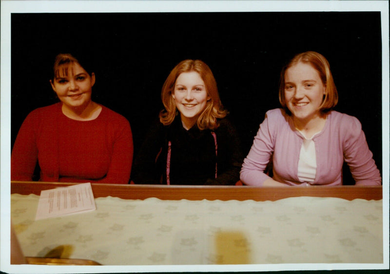 Students from six Oxfordshire schools take part in the Rotary Youth Speaks competition. - Vintage Photograph