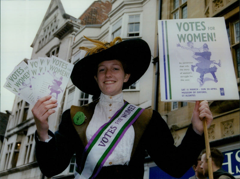 Celebrating Women's Right to Vote: Launch of International Women's Festival. - Vintage Photograph