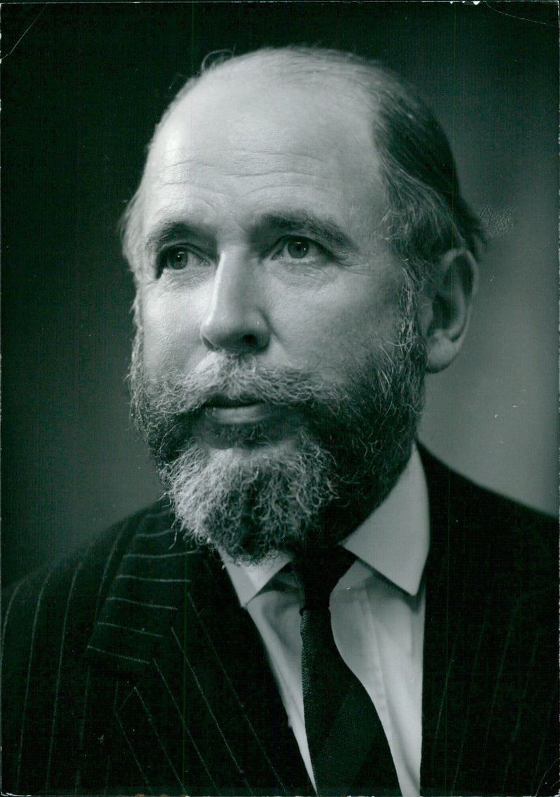 British Ambassador to Luxembourg, John C. A. Roper, C.M.G., attending the NATO Defence College in Paris in 1970. - Vintage Photograph