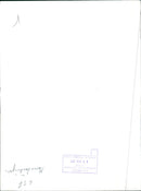 A man is seen walking on a street in Stockholm, Sweden on June 21, 1961. - Vintage Photograph