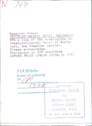 The Intercontinental Hotel in Bucharest, Romania, is seen in this view from the Romanian capital. - Vintage Photograph