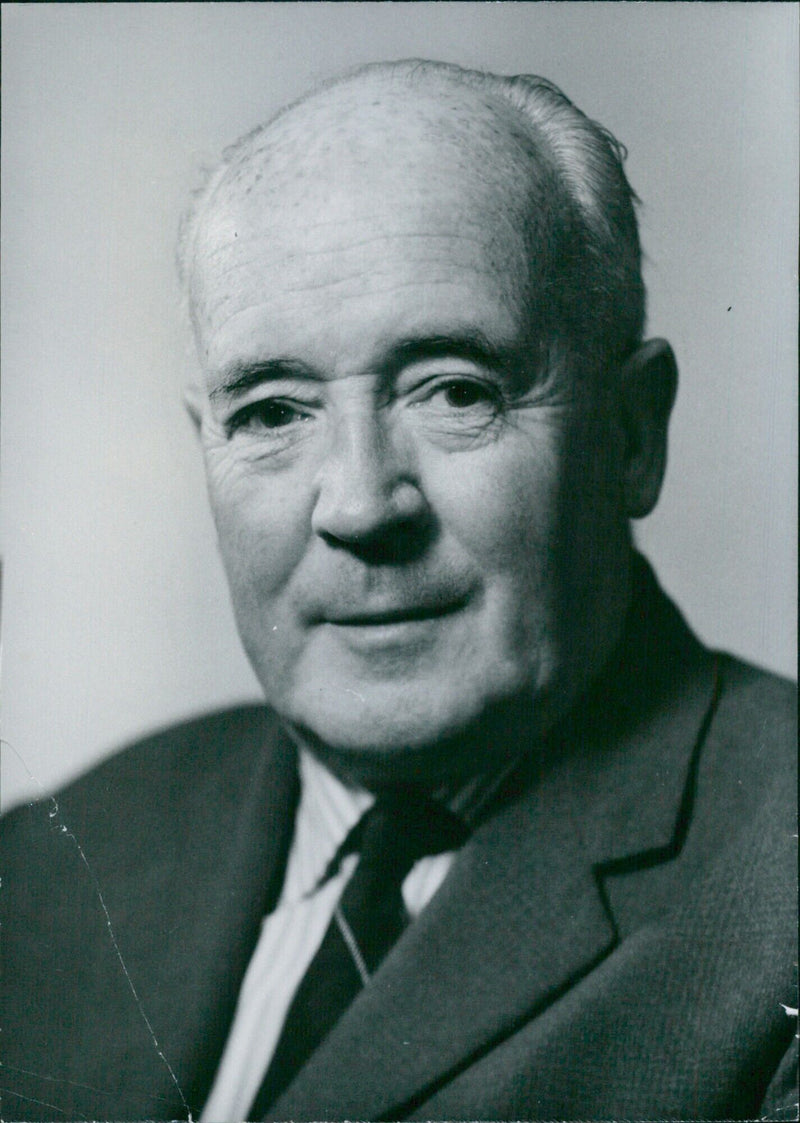 British Labour MP Henry Hynd, born July 4th 1900, pictured in his office as he begins his third term representing the constituency of Accrington. - Vintage Photograph