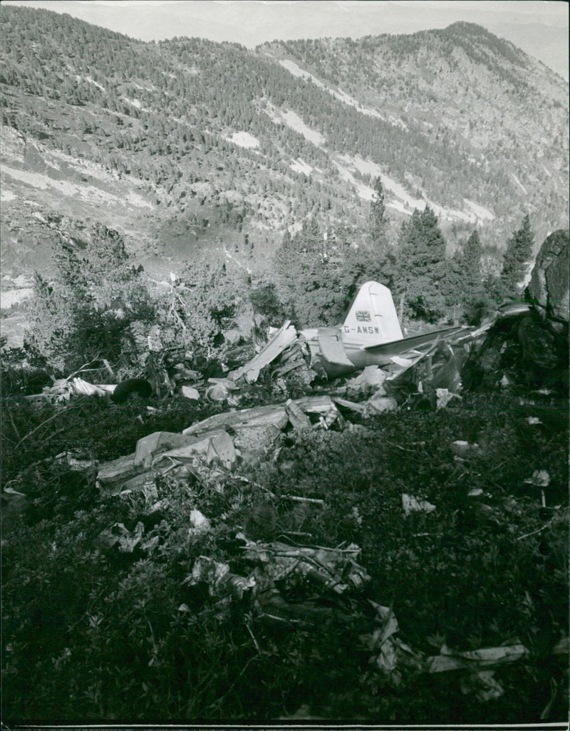 On June 19th, G-AMSW playboyd 19 performs a daring stunt during an air show at an undisclosed location. - Vintage Photograph