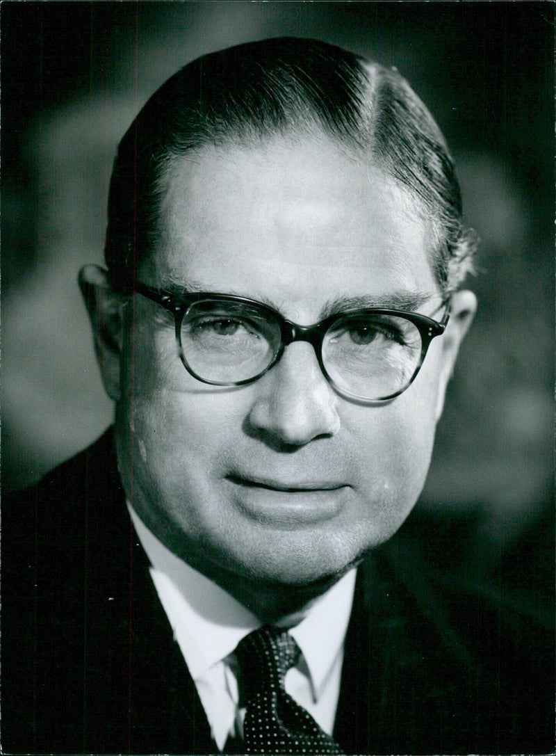 British Diplomat Michael Sanigear Williams appointed Her Majesty's Envoy Extraordinary and Minister Plenipotentiary to the Holy See in 1965, photographed by Walter Bird of Camera Press in London. - Vintage Photograph