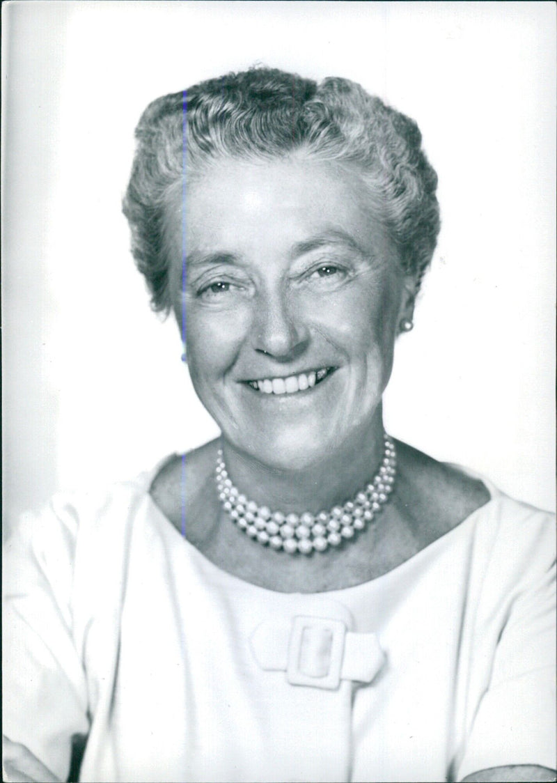 Baroness Burton of Coventry, a British politician, consultant, lecturer, and writer, poses for a portrait study in London on September 16, 1902. - Vintage Photograph