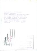 Swedish film actresses Harriet Anderson and Å&Å Bildarkiv pose for a photo on set in London, England. - Vintage Photograph