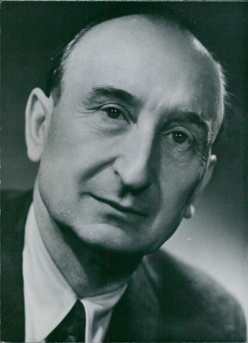 Pál Gegesi-Kiss, President of the Hungarian Red Cross and Rector of Budapest Medical University, pictured in Stockholm on July 1 1960. - Vintage Photograph