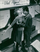 Actress Sylva Koscina poses on the set of the film "Assoluto Naturale" in Tirrenia Studios, October 1969. - Vintage Photograph