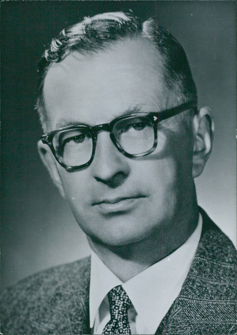 New Zealand Politician Richard Geoffrey Gerard, M.P., Minister of Lands, poses for a portrait in April of 1938. - Vintage Photograph