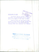 Danish actress Karin Skarreso is photographed in a studio and on the banks of the Tiber River in Rome, Italy. Her recent outing with Sean Connery at the "Shalako" movie premiere has caused some gossip. - Vintage Photograph