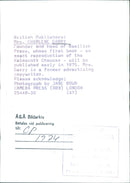 Mrs. Charlene Garry, founder and head of Basilisk Press, poses with her first book, an exact reproduction of the Kelmscott Chaucer, in London, 1974. - Vintage Photograph